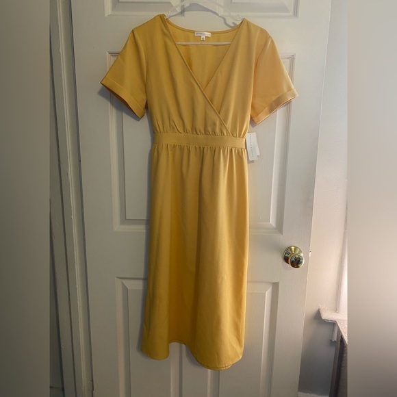 SOCIETY + STITCH Tie Back Midi Dress-NWT - Picture 1 of 5